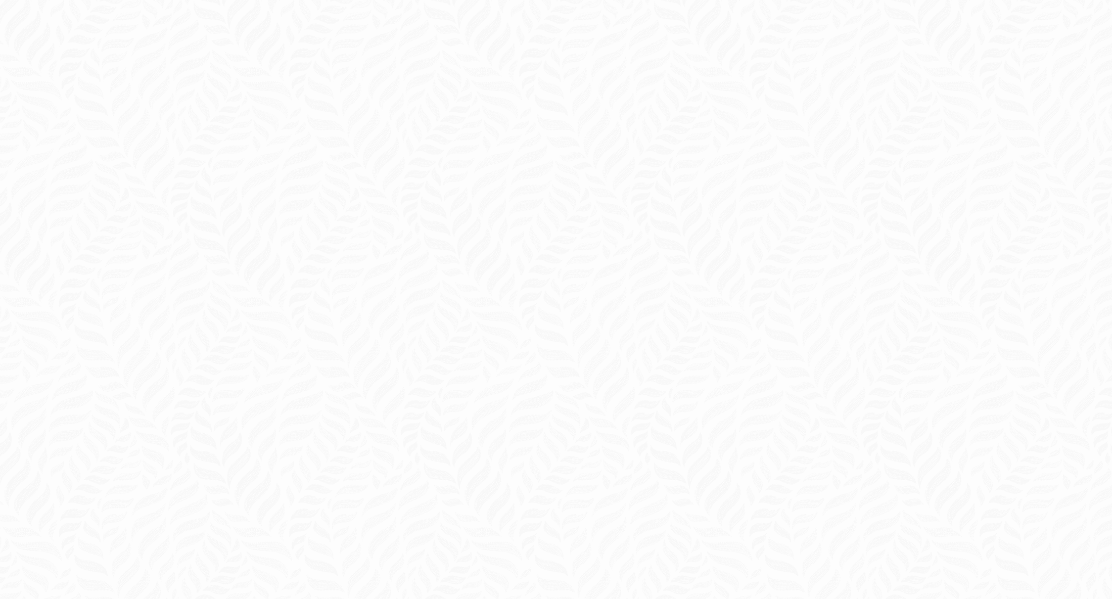 Subtle leaf pattern on light background.