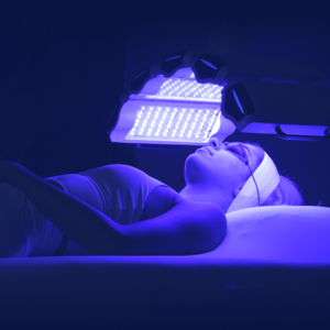 Close-up of a woman with beautiful features.