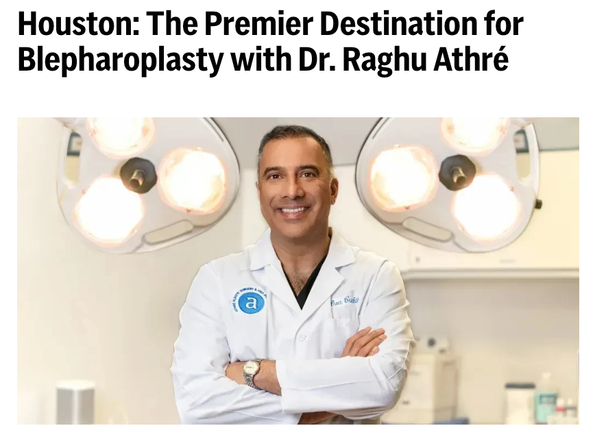 Dr. Raghu Athré in medical office setting.