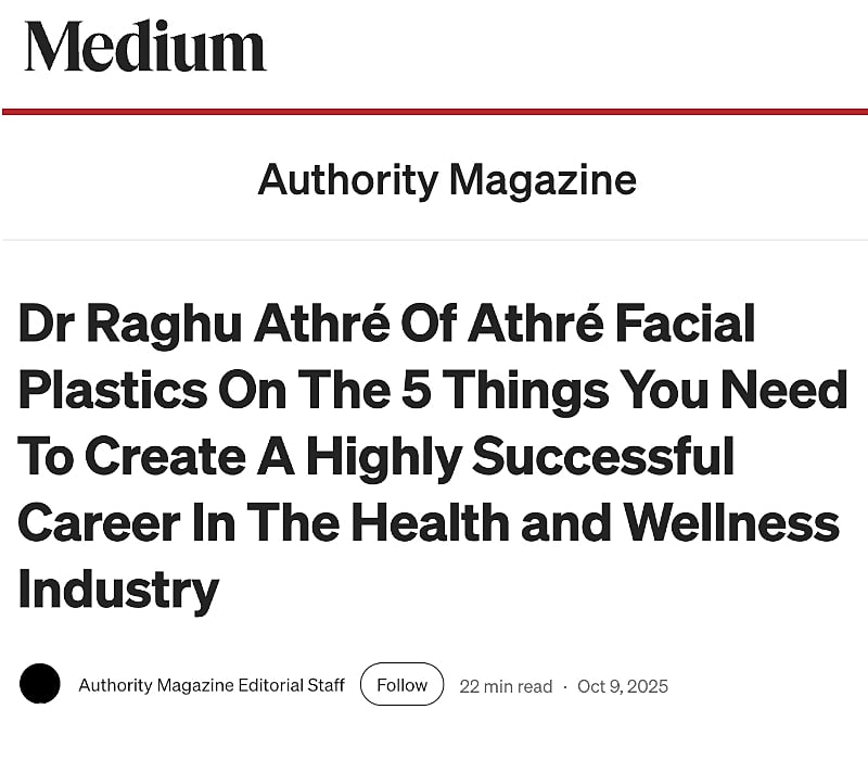 Dr. Raghu Athré's career advice for wellness industry